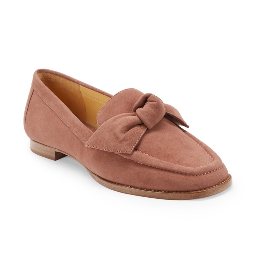 Alexandre Birman Knotted Suede Loafers